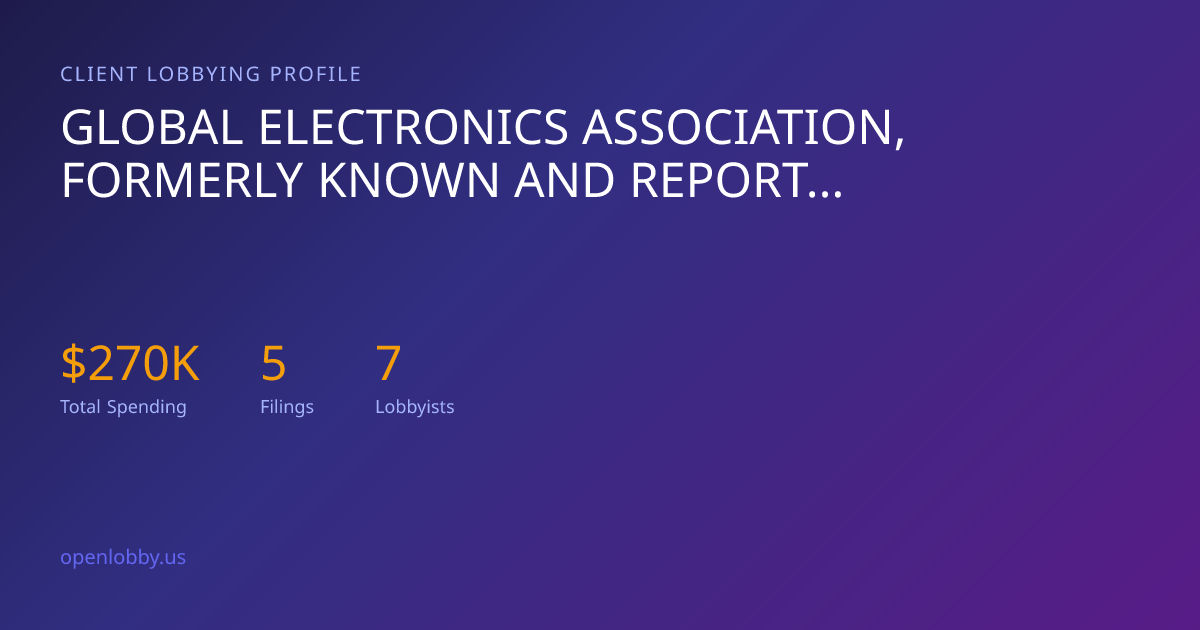 Global Electronics Association, Formerly Known and Reported as Ipc ...