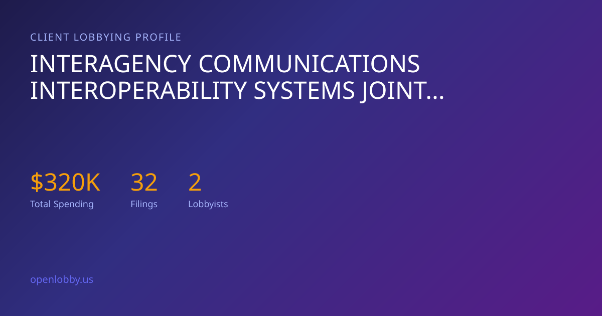 Interagency Communications Interoperability Systems Joint Powers ...