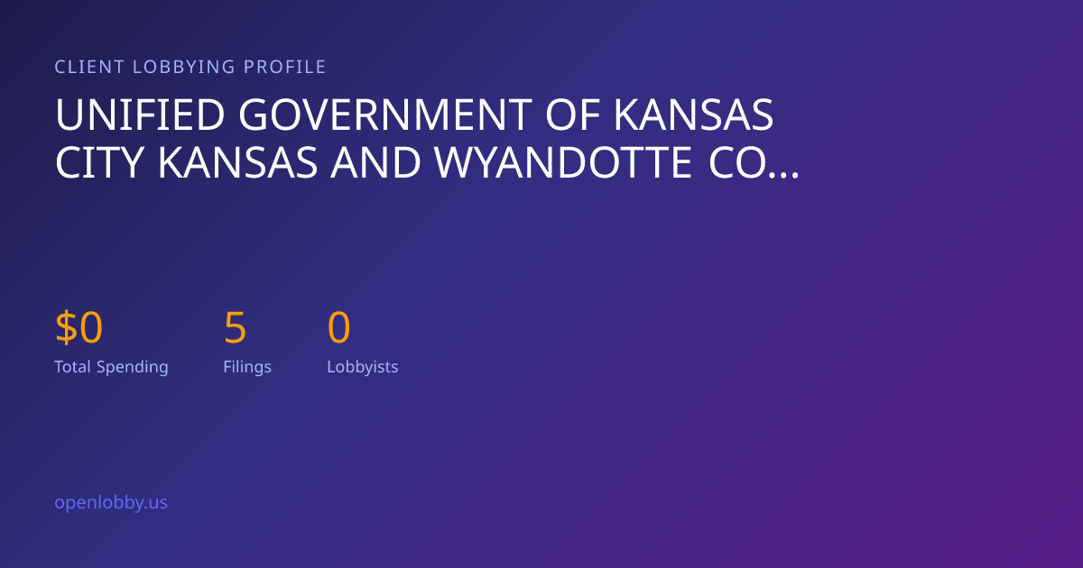 Unified Government of Kansas City Kansas and Wyandotte County ...